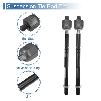 2 x Front Inner Tie Rod End Links for Chevrolet Cruze (2011-2015)