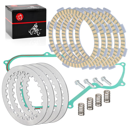 Clutch Friction Steel Plates Kit with Gasket for Honda CR 80 85 (1980–1985)