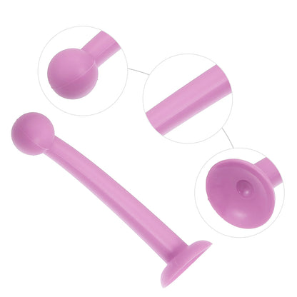 Antenna Shape Roof Ornament for Car Motorcycle Bike Helmets (Light Pink)