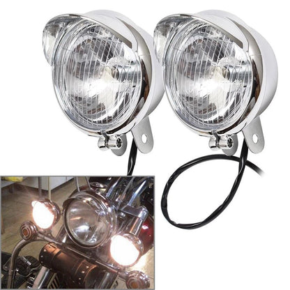 Passing Fog Lights for Kawasaki Vulcan VN 800 900 1500 1600 1700 2000 Chrome