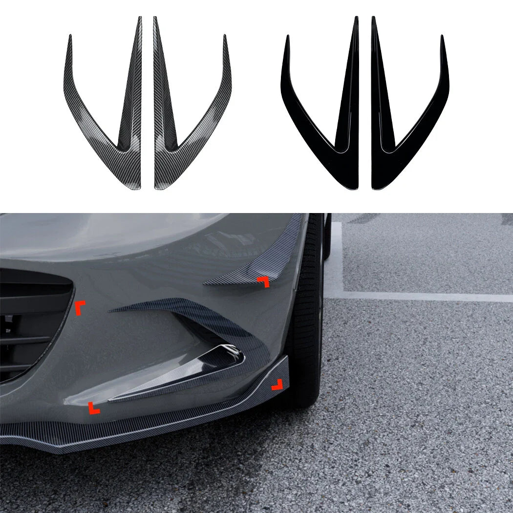 Front Bumper Side Vent Canards Splitter for Mazda MX-5 Miata ND (2016–2024)