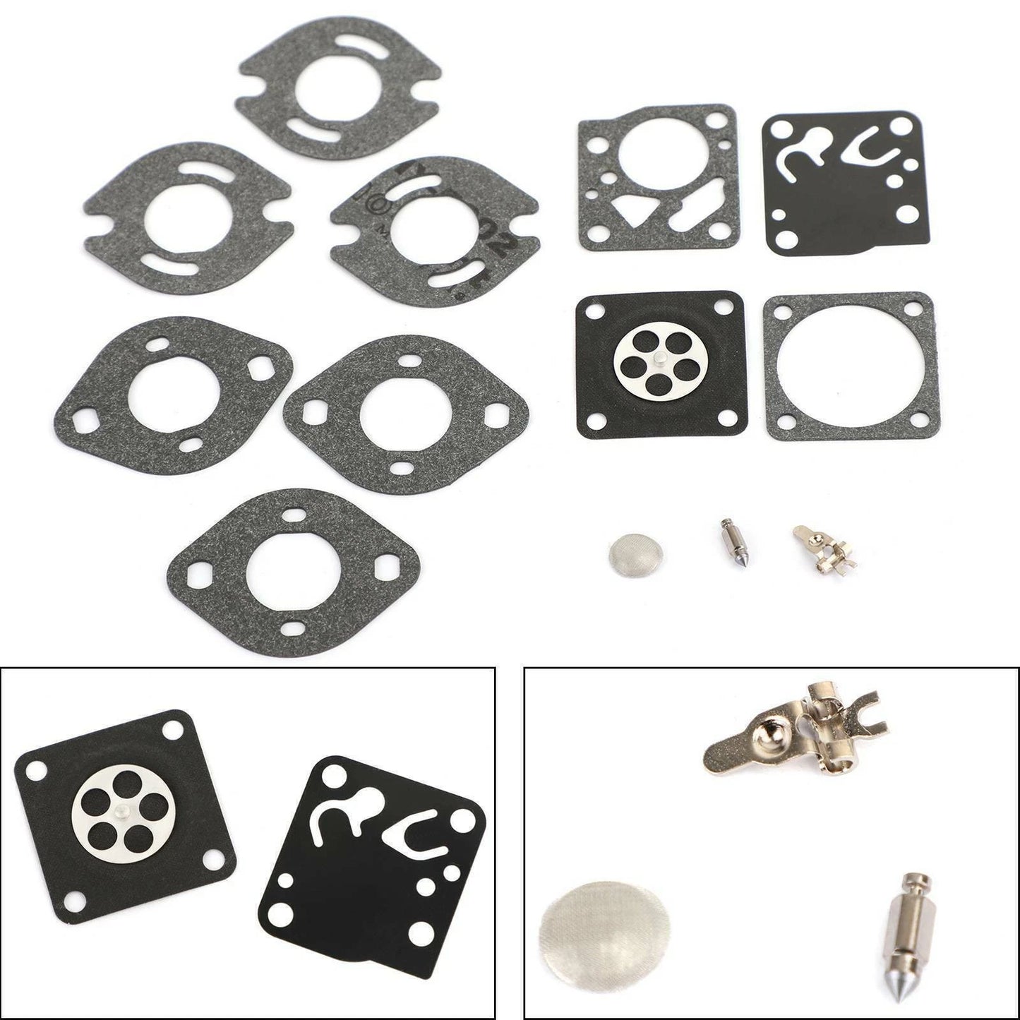 Carburetor Repair Kit for Tecumseh TC200 TC300 (640230, 640231, RK-18HU, E3)