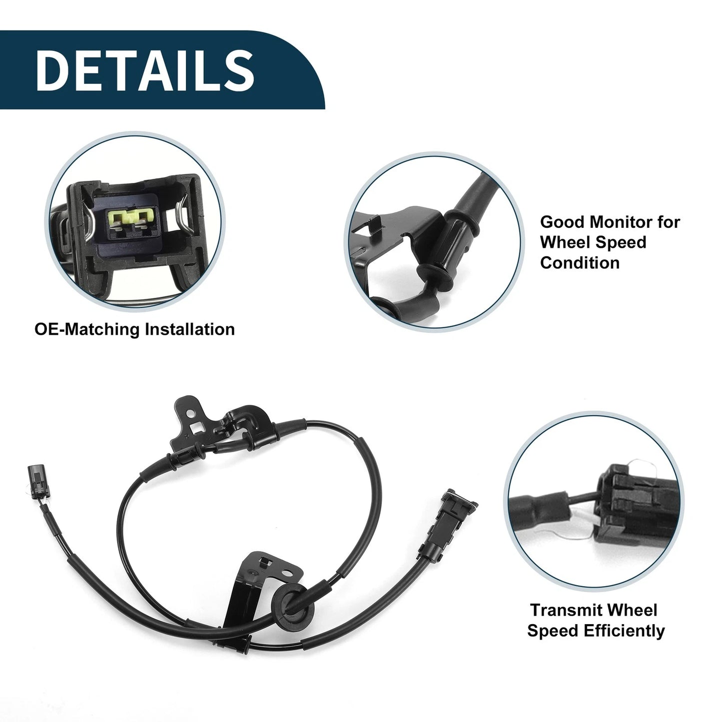 ABS Wheel Speed Sensor No. 91921H5200 for Hyundai Accent (2017–2018)