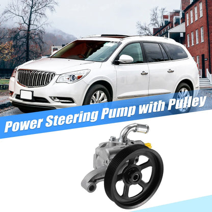 Power Steering Pump with Pulley for Chevy Traverse (2009-2017)