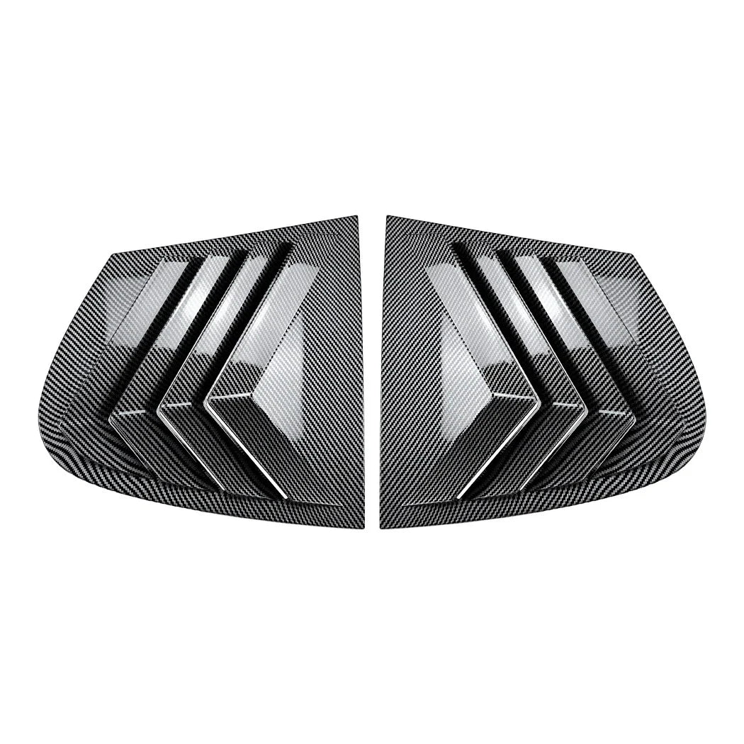 Carbon Look Rear Window Scoop Shutter Vent Covers for BMW 1Series (2005–2011)