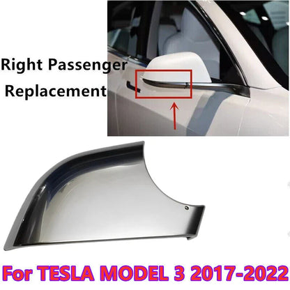 Right Passenger Side Mirror Cover Lower Bottom Holder for TESLA MODEL 3 (2017–2023)