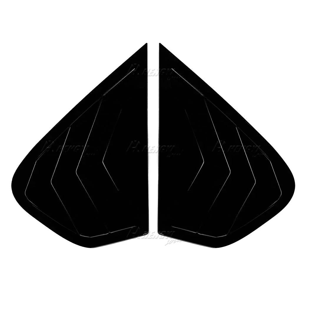 Gloss Black / Rear Side Window Louver Vent Cover Trim for BMW X6 (2008–2014)