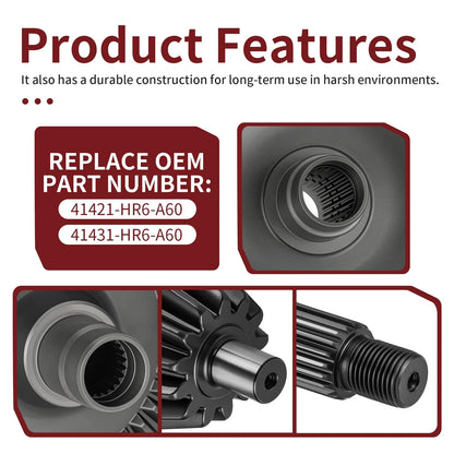 Rear Differential Gear Ring & Pinion for Honda Foreman Rubicon (2015–2019)