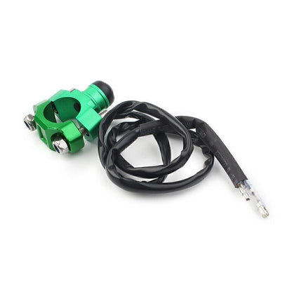 Rotating Bar Clamp Start Stop Kill Switch Button for 7/8" Handlebar