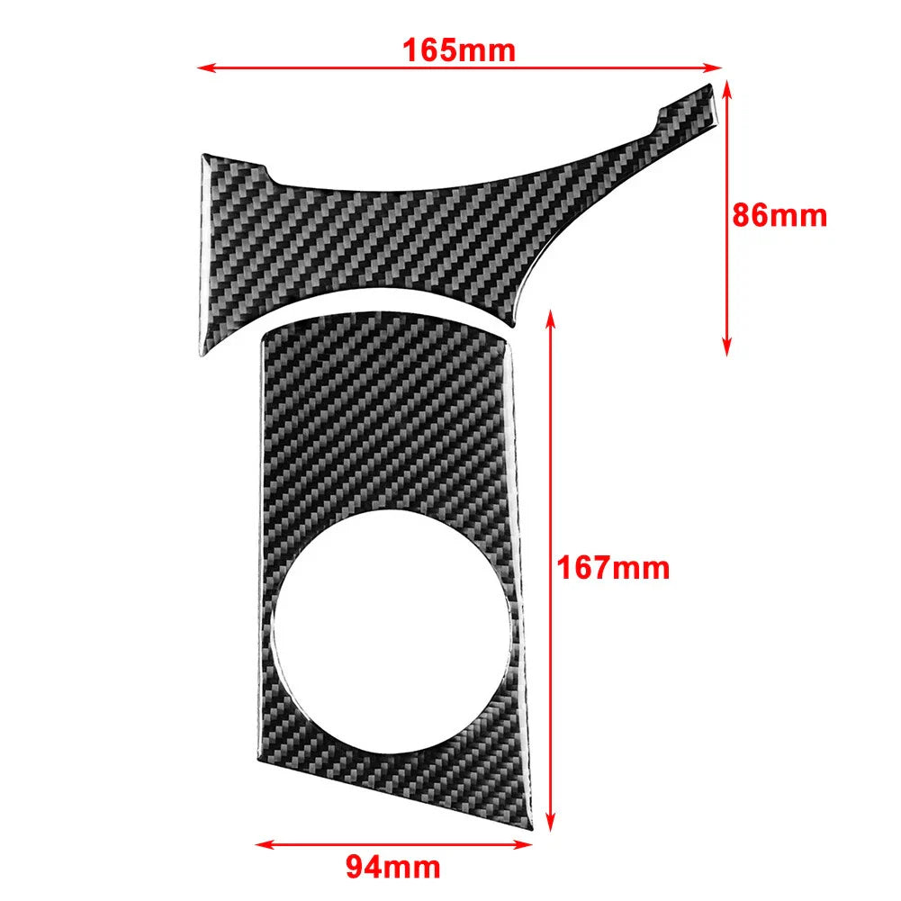 Carbon Fiber Cup Holder Trim Cover for BMW X3 E83 (2004-2010)
