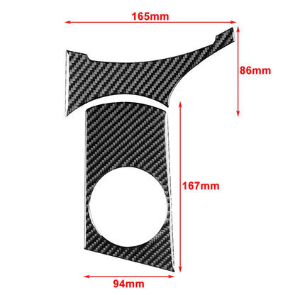 Carbon Fiber Cup Holder Trim Cover for BMW X3 E83 (2004-2010)