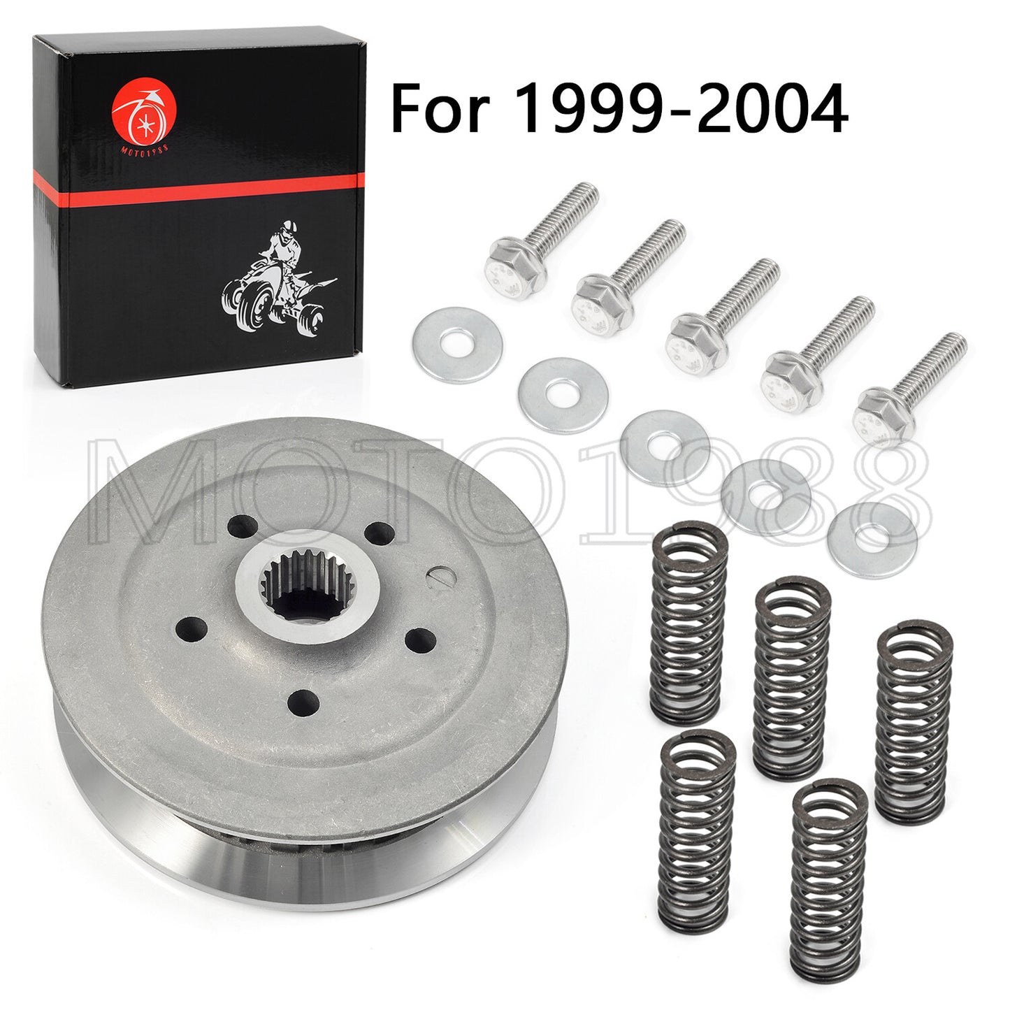 Center Clutch Inner Hub & Outer Pressure Plate Kit for Honda 400EX (1999–2004)