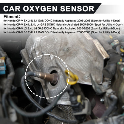 Set of 2 Upstream Downstream Oxygen Sensors for Honda CR-V EX (2007–2011) No. 2344352