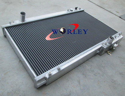 2X Aluminum Radiator for Toyota Supra MK4 JZA80 (1994–1996)