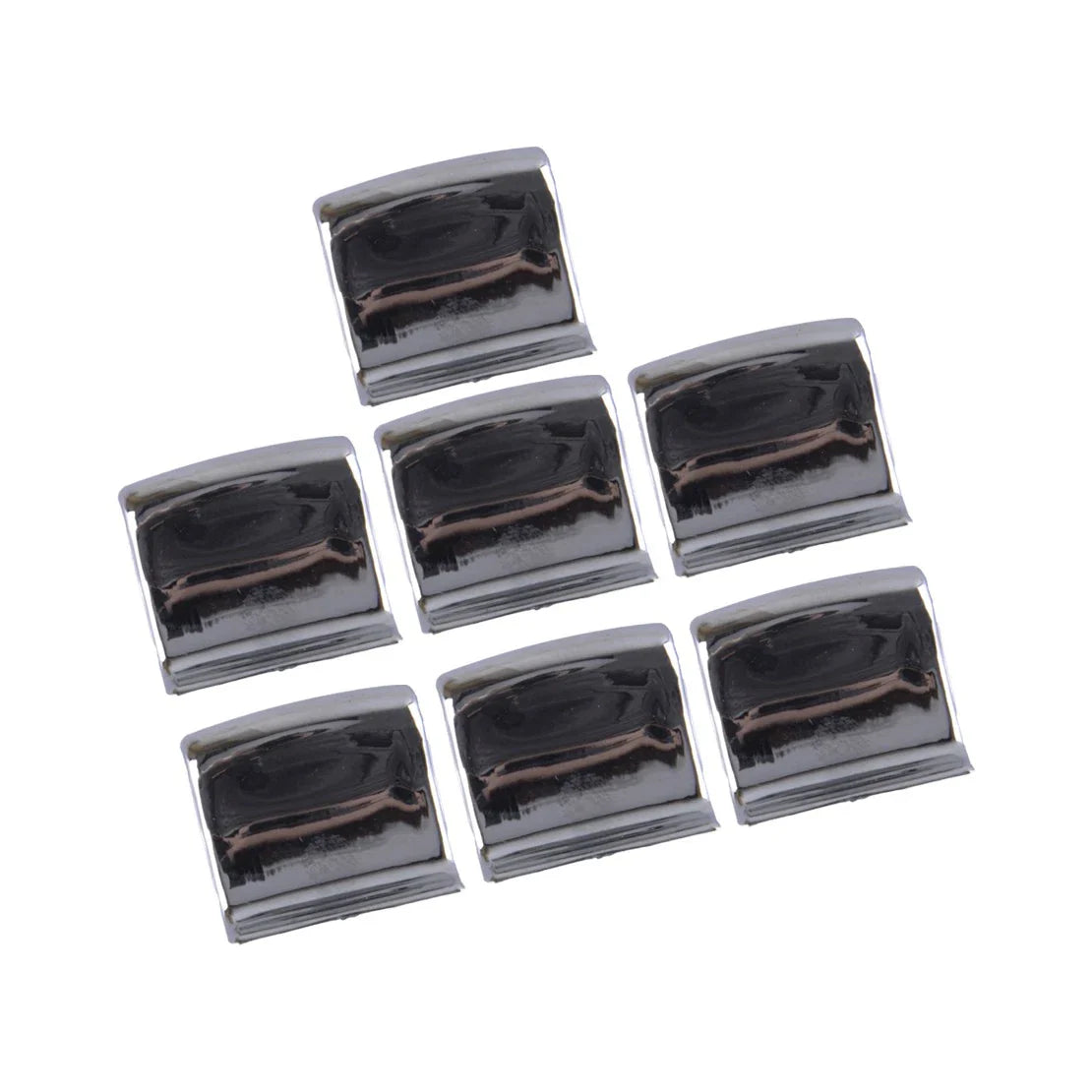 7 x ABS Silver Window Regulator Switch Button Covers for Nissan ET