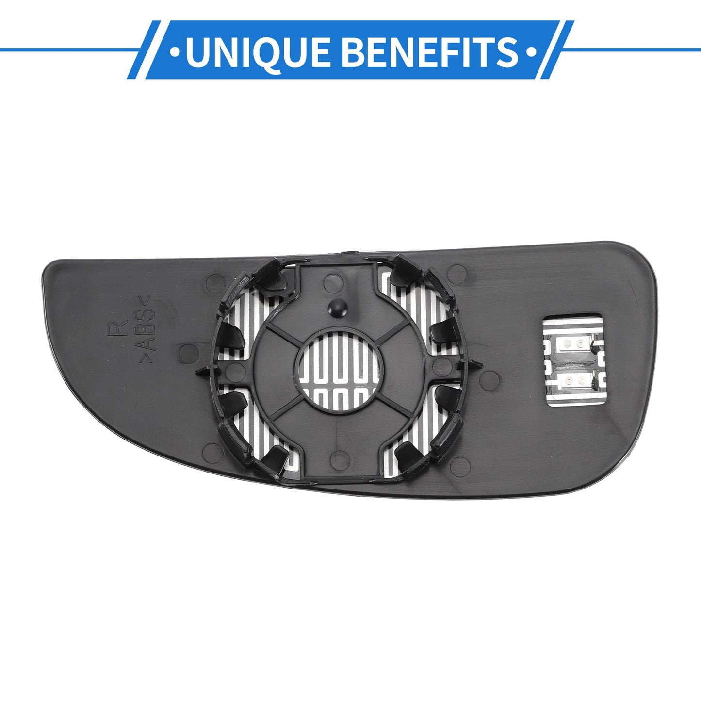 Heated Right Passenger Side Mirror Glass for Dodge