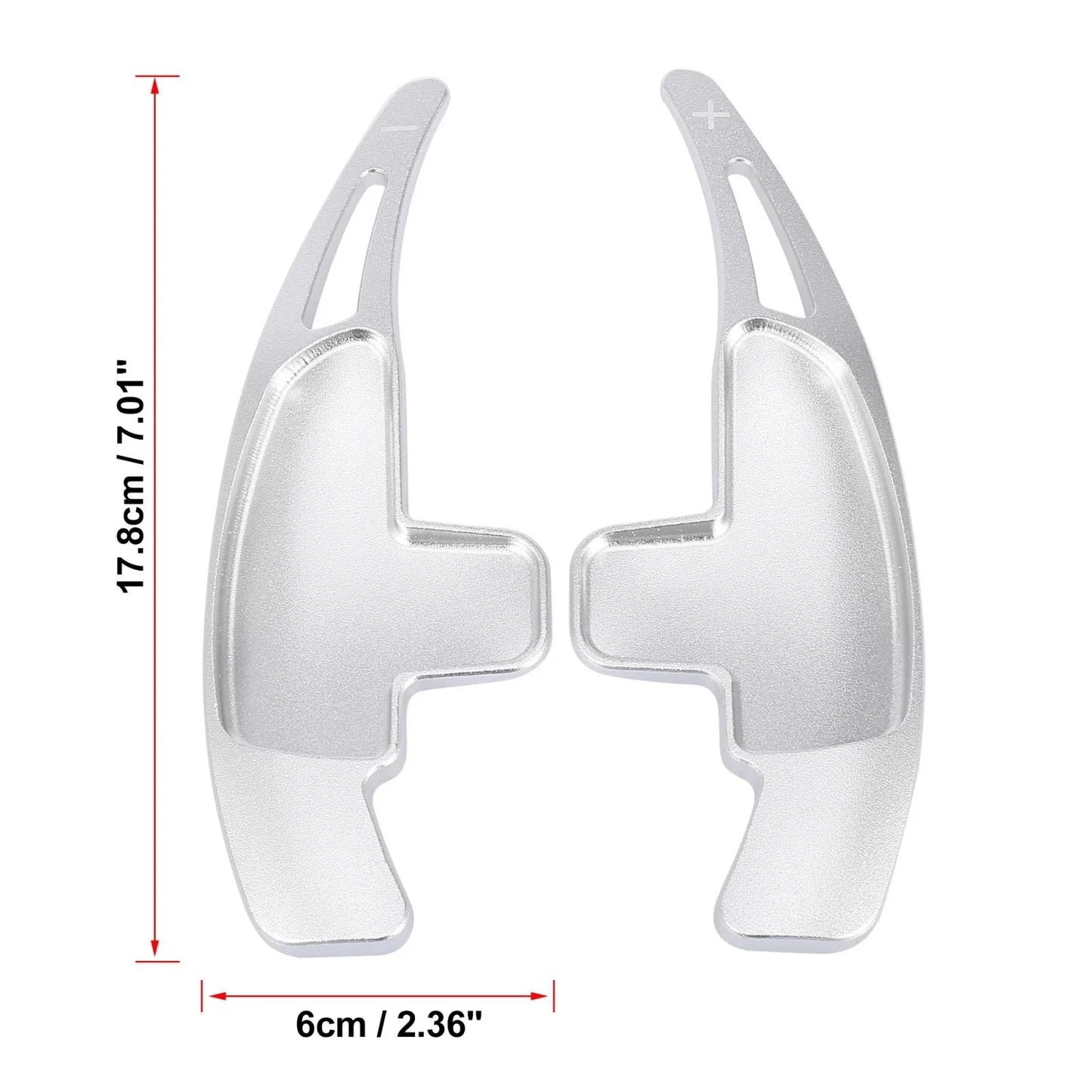 Silver Tone Steering Wheel Shift Paddle for Mercedes Benz AMG A45 (2014)