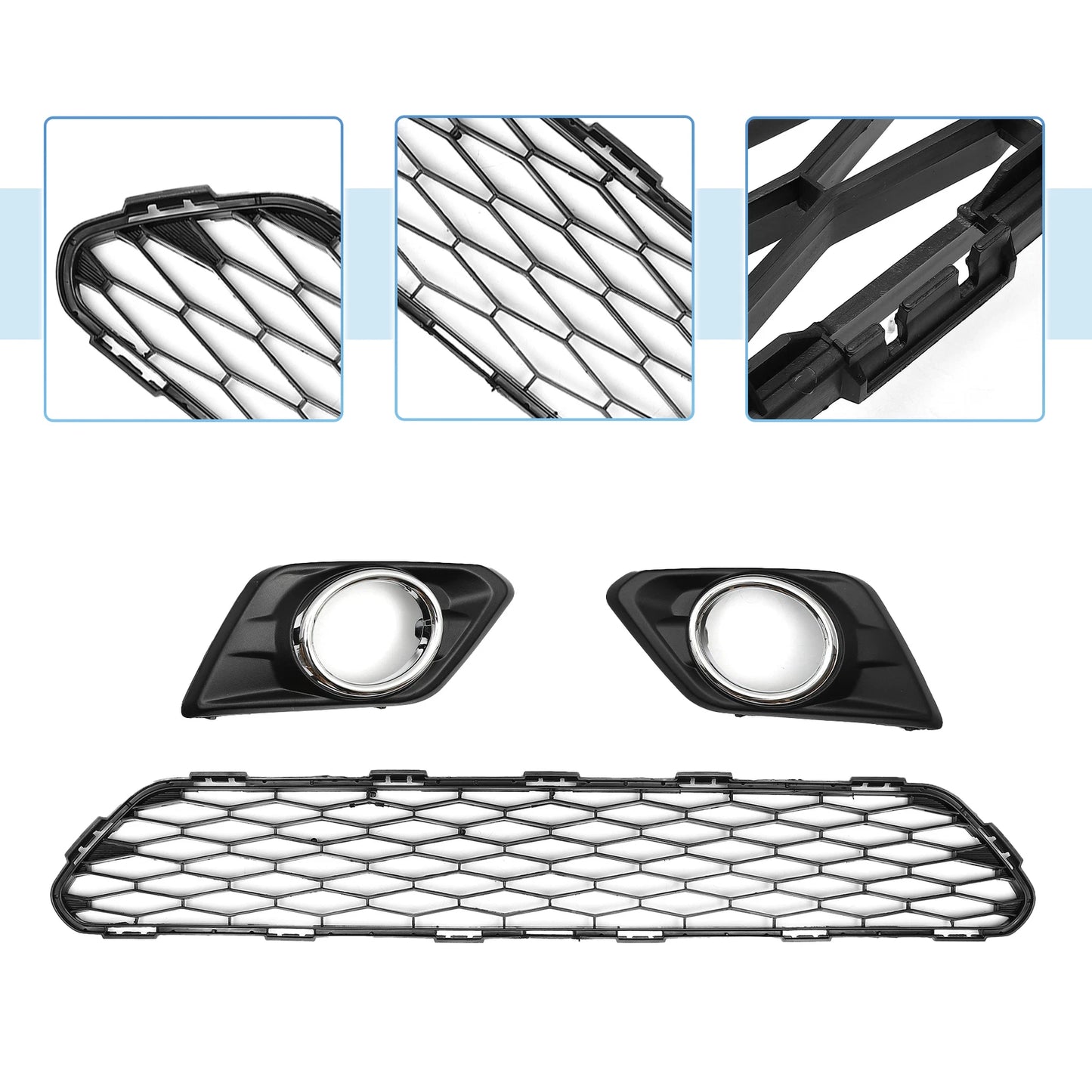 Front Lower Fog Lamp Bezel Cover Trim for Nissan