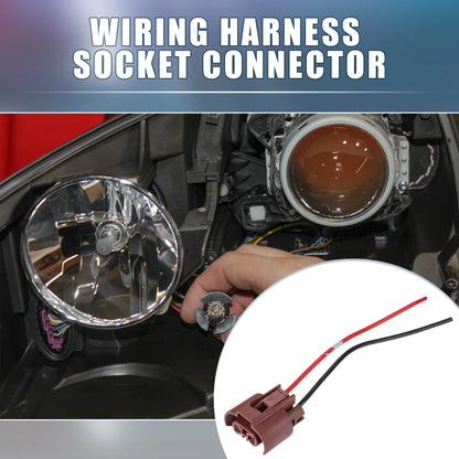 Set of 2 Wiring Harness Sockets for Halogen Headlights Fog Lights 9012 9006