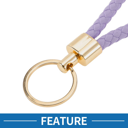 Car Keychain with Ring Zinc Alloy Gold Tone for Universal Use