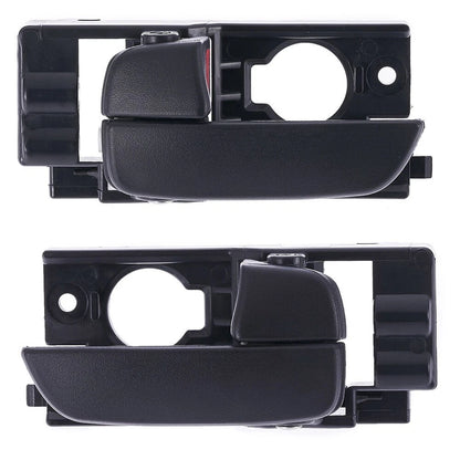 Set of 2 Black Inner Door Handles for Hyundai Accent (2005–2009)