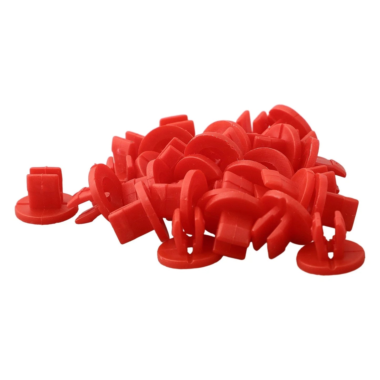 Shield Nut Set Nylon Parts Plastic Red Screw Under-Body
