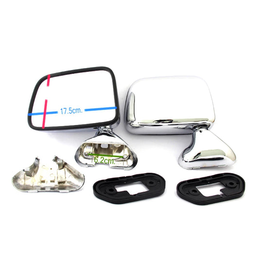 Chrome Side Door Mirrors for Toyota Hilux Surf 1988-2004