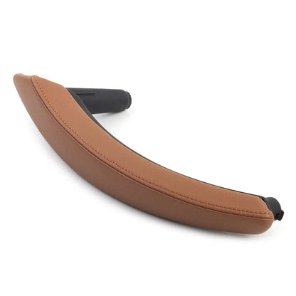 1 x Left Door Trim Pull Handle Real Leather for BMW X5 X6 (2007-2013)