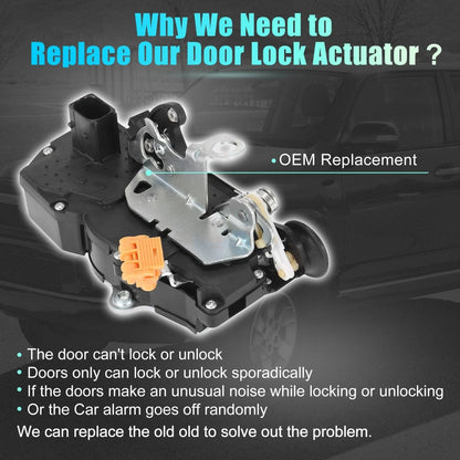 Rear Right Door Lock Actuator Motor for Cadillac Chevrolet