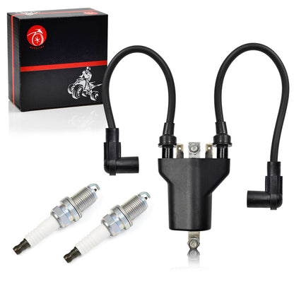 Ignition Coil & Spark Plug for EZGO Marathon Medalist TXT (1994–2023)