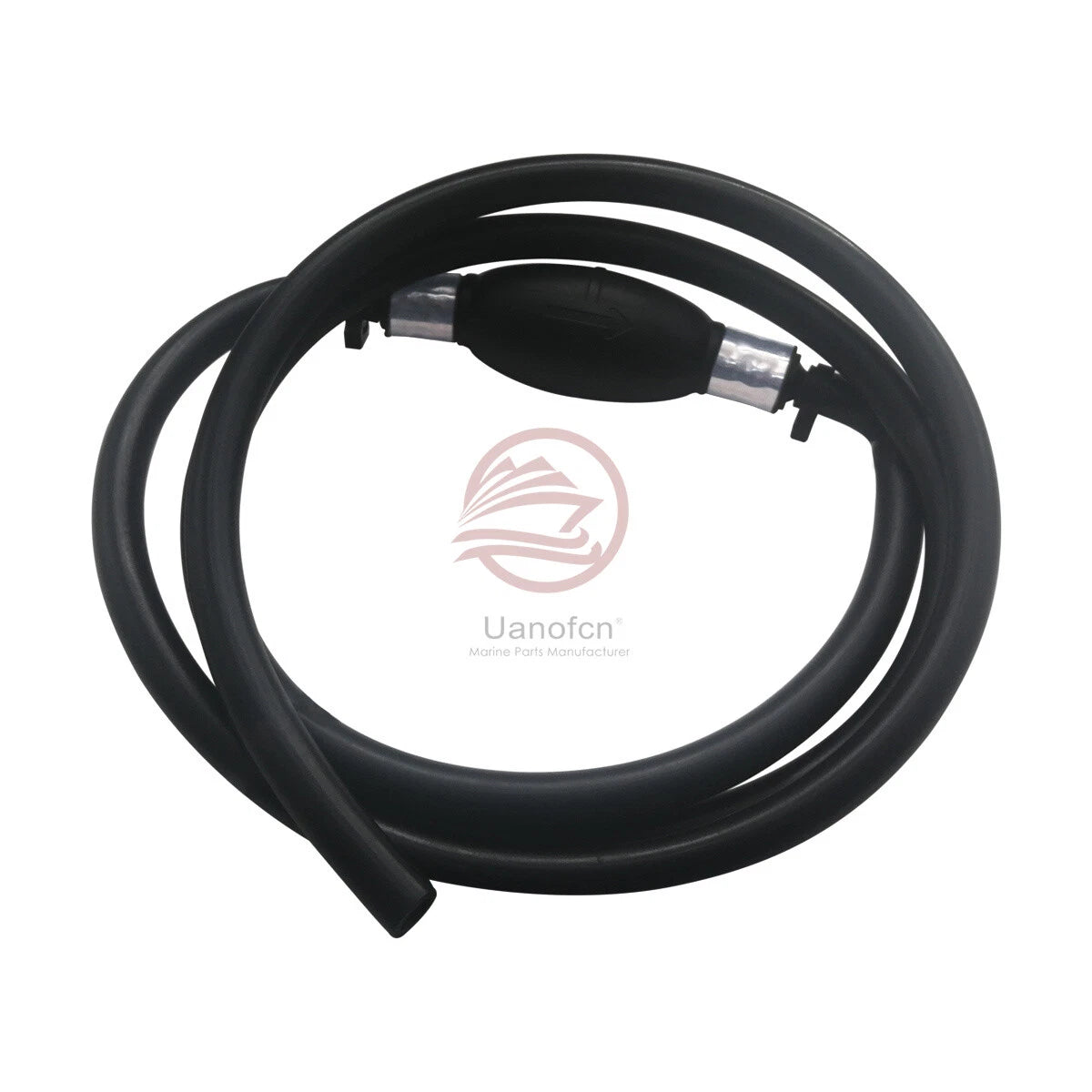 3/8" Marine Outboard Fuel Hose Line Assembly with Primer Bulb