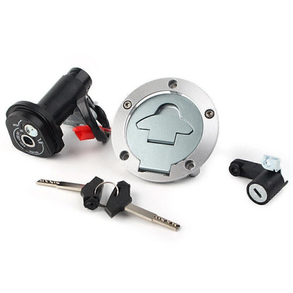 Ignition Switch Fuel Gas Cap Seat Lock Set for Yamaha YZF R15 (2019–2021)