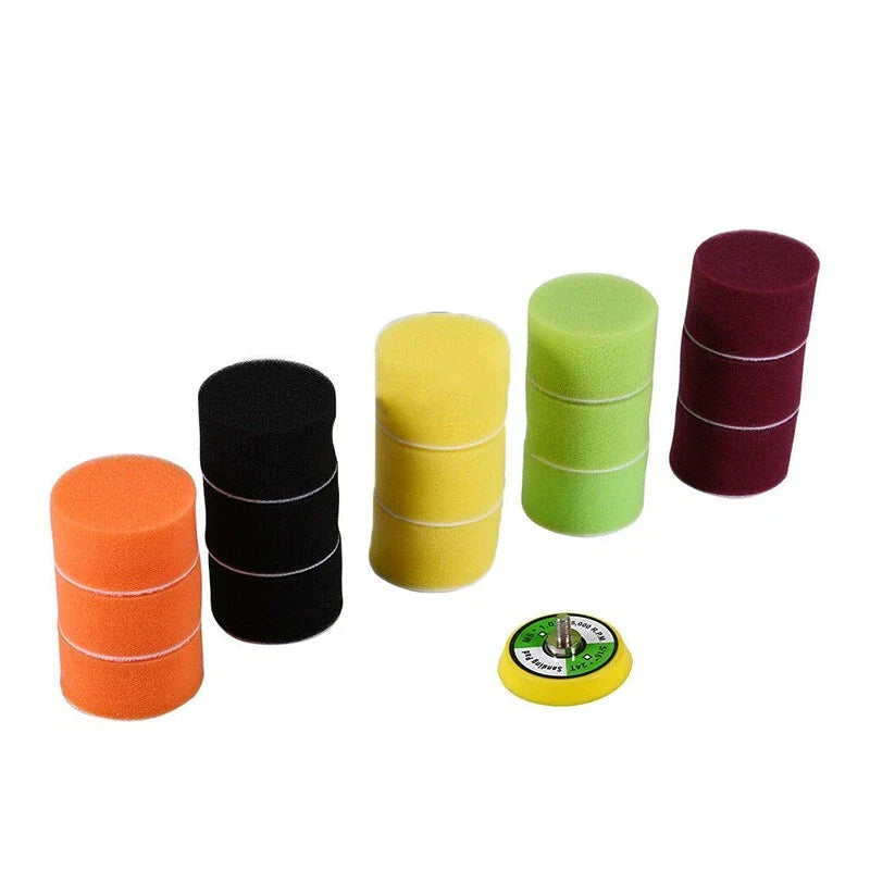 16pcs Round Sponge Waxing Polishing Pads for Car
