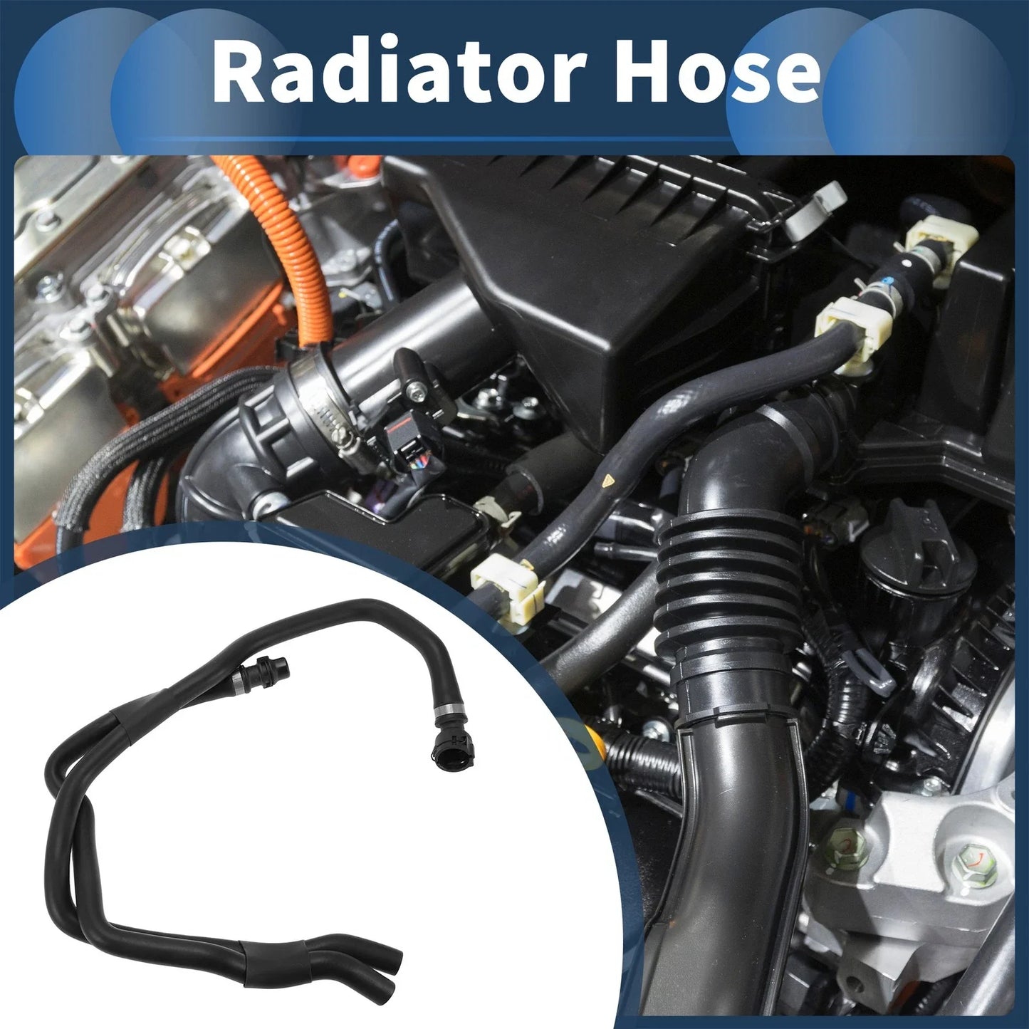Radiator Hose for BMW F30 F30N F31 316i 320i Rubber (2012-2015)