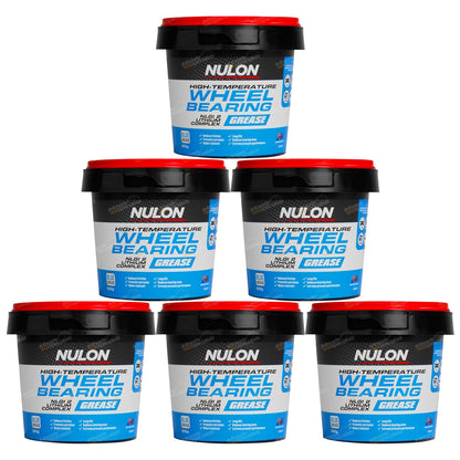 Set of 6 High Temperature Wheel Bearing Grease Tubs for Various Models