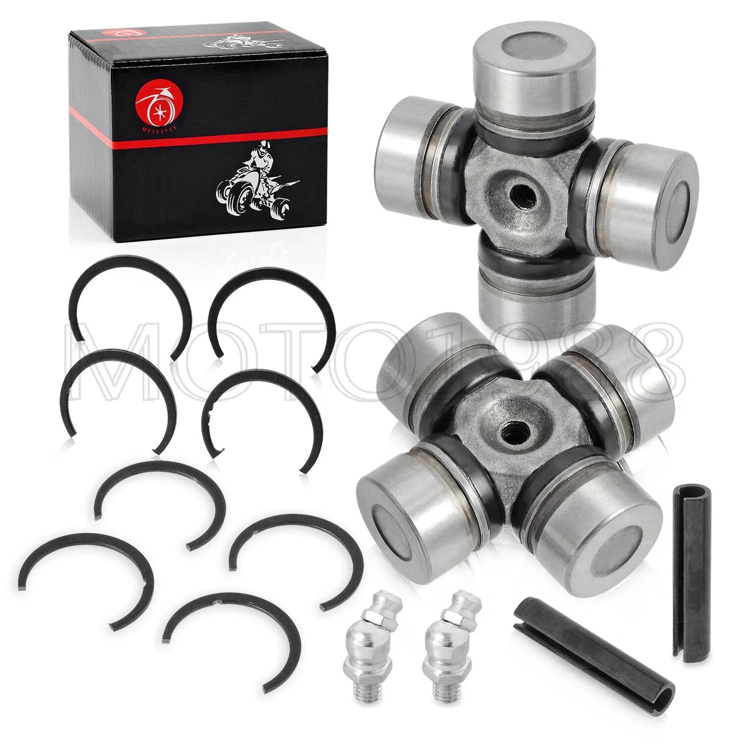 2 x Front Rear driveshaft u-joint for Polaris RZR XP 4 1000 (2014–2018)