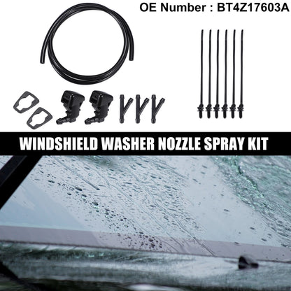 Set of 2 Windshield Washer Nozzles No.BT4Z17603A for Ford Edge (2012–2014)