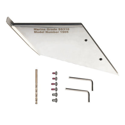 Stainless Steel Skeg Guard for Mercury 200-250HP Optimax & Pro XS (2000–2023)