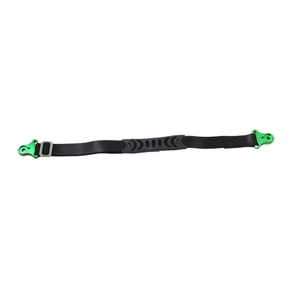 Universal Adjustable Fork Rear Seat Rescue Strap Sling Pull Belt Green