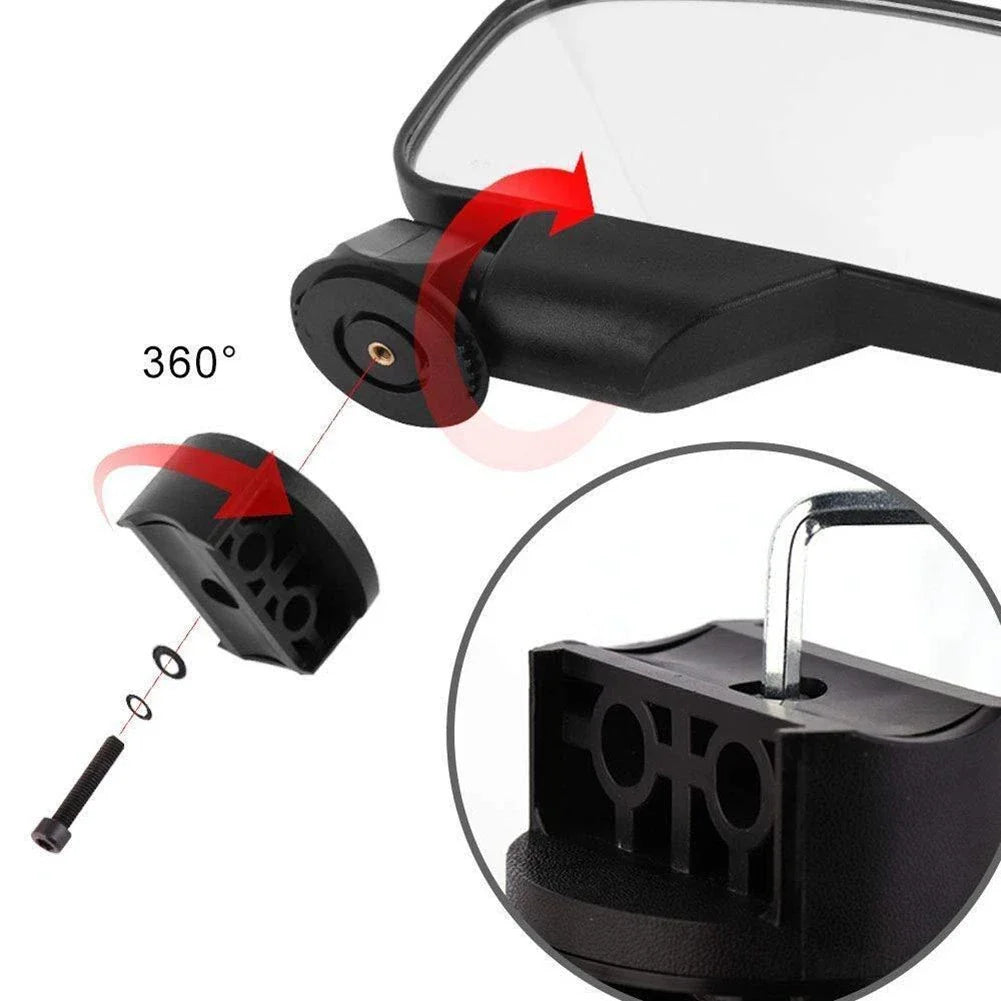 2 x Adjustable Side Rear View Mirrors for Polaris Ranger 570