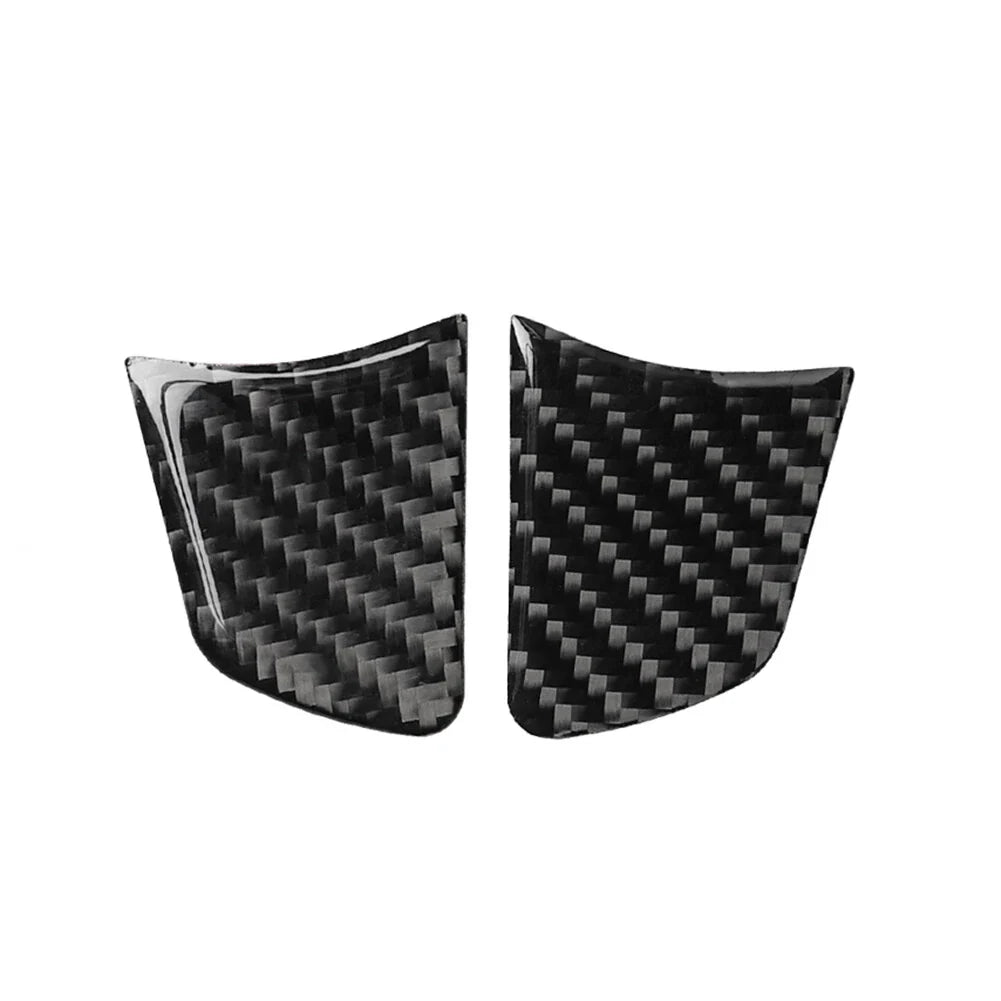 Carbon Fiber Steering Wheel Panel Cover Trim for Audi A6 A7 (2012-2018)