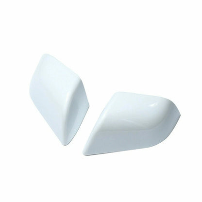 2x White Replacement Side Mirror Rearview Cover for Tesla Model 3+