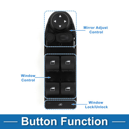 Power Window Switch for BMW 325i 325xi (2006) No. 61319217335