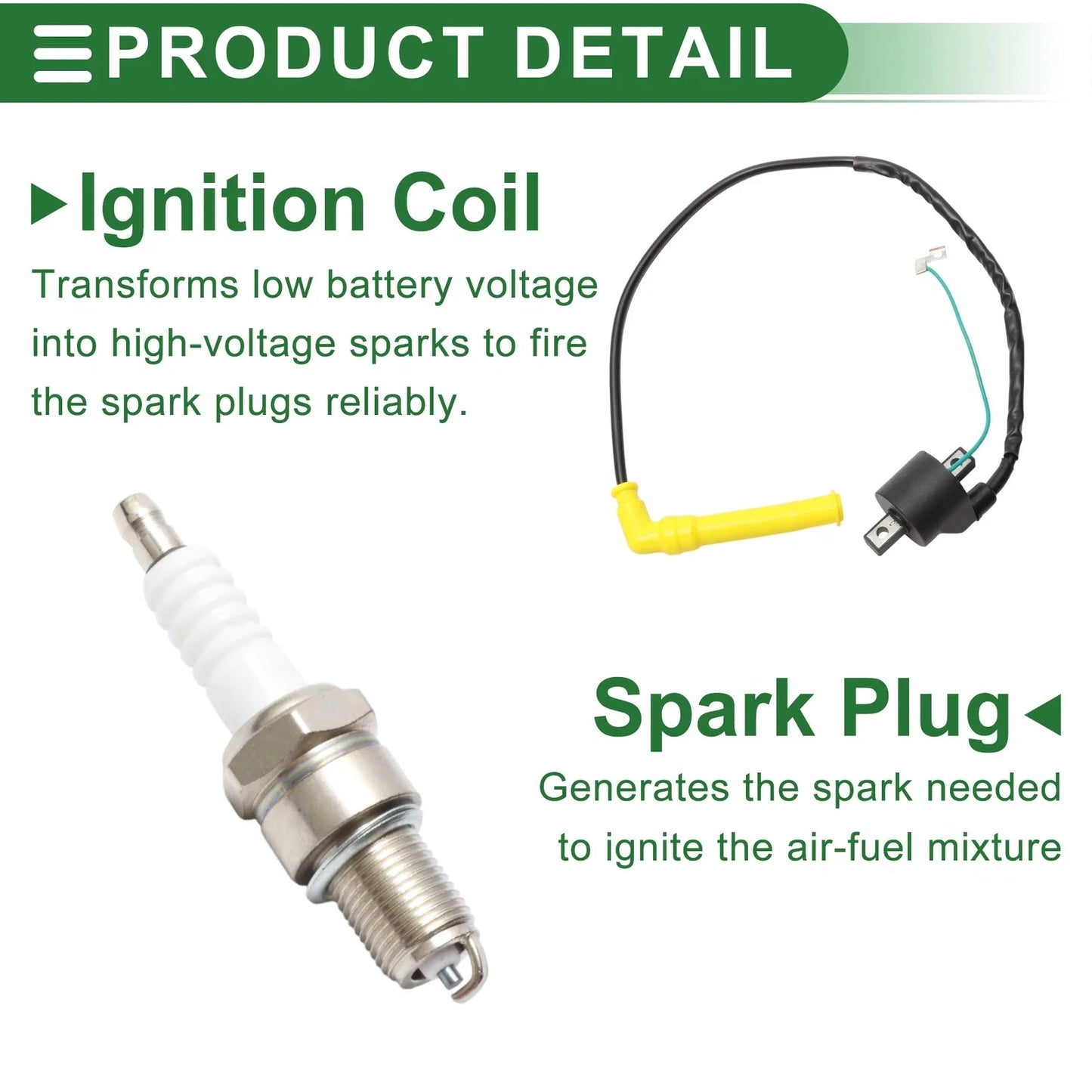 Ignition Coil for Honda Rincon 650 TRX650FA 4x4 (2003-2005) 1 x Set