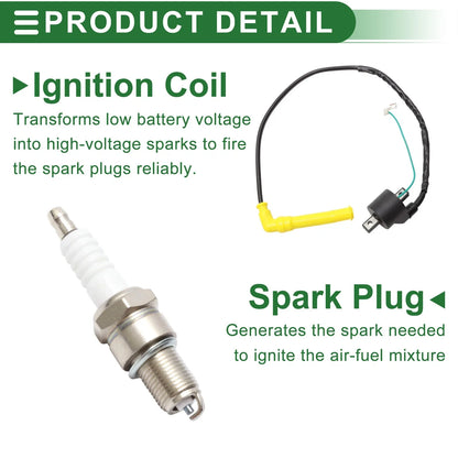 Ignition Coil for Honda Rincon 650 TRX650FA 4x4 (2003-2005) 1 x Set