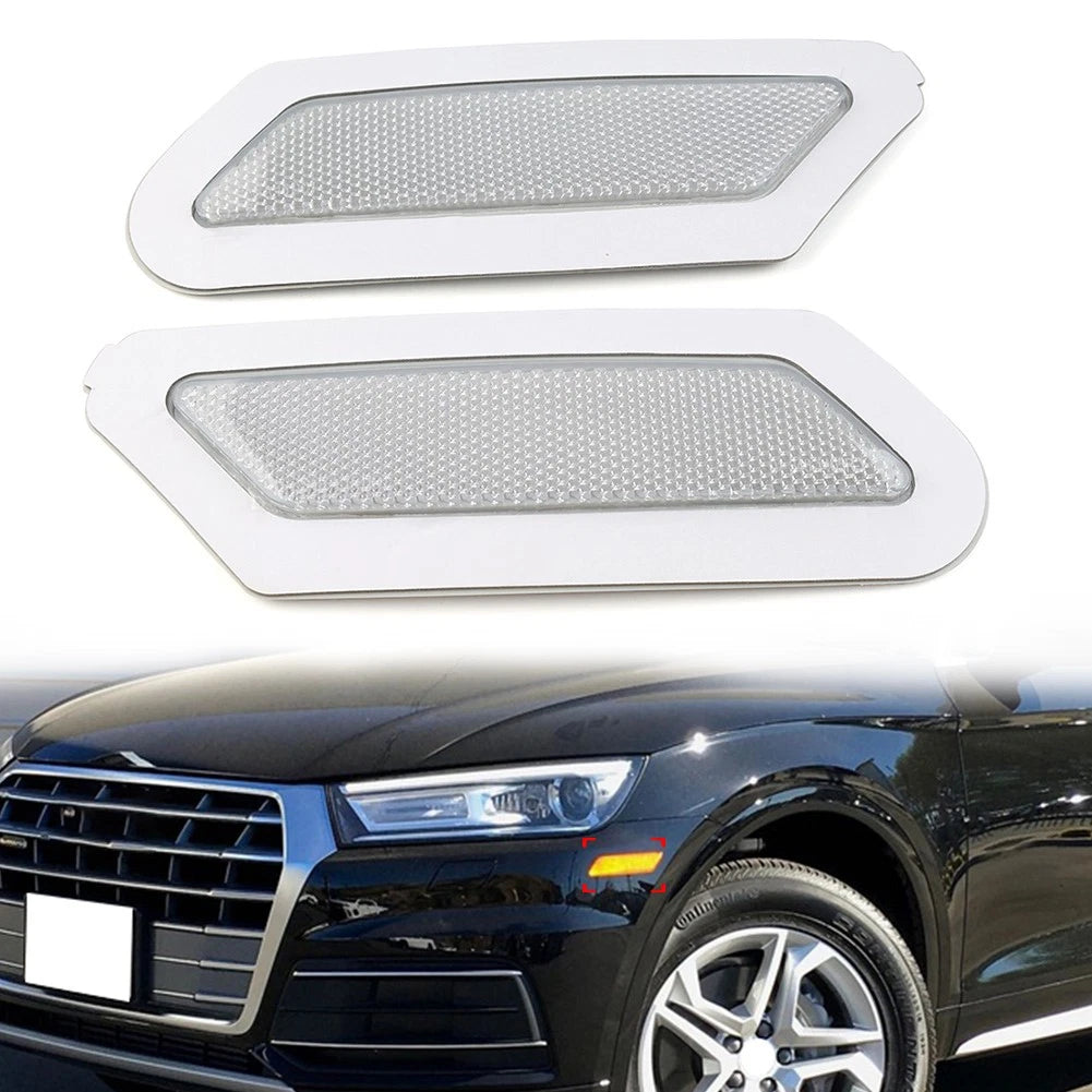 Front Fog Light Frame Cover for Audi A6 C8 S6 (2023–2025) Glossy Black