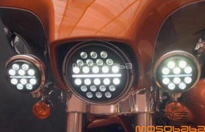 6000K LED Fog Passing Headlight Light for Harley-Davidson