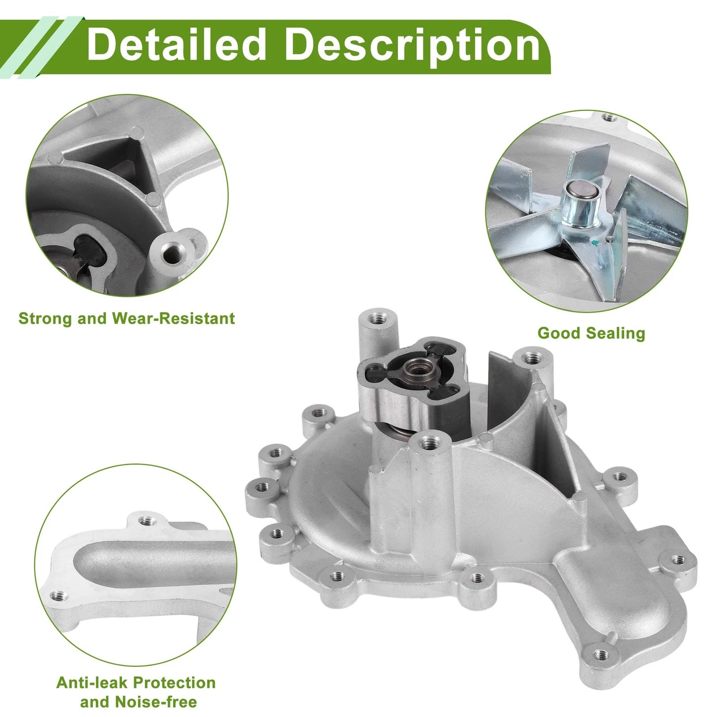 Engine Water Pump for Peugeot Boxer (2006–2024) No. 1201H6 Cooling Pump