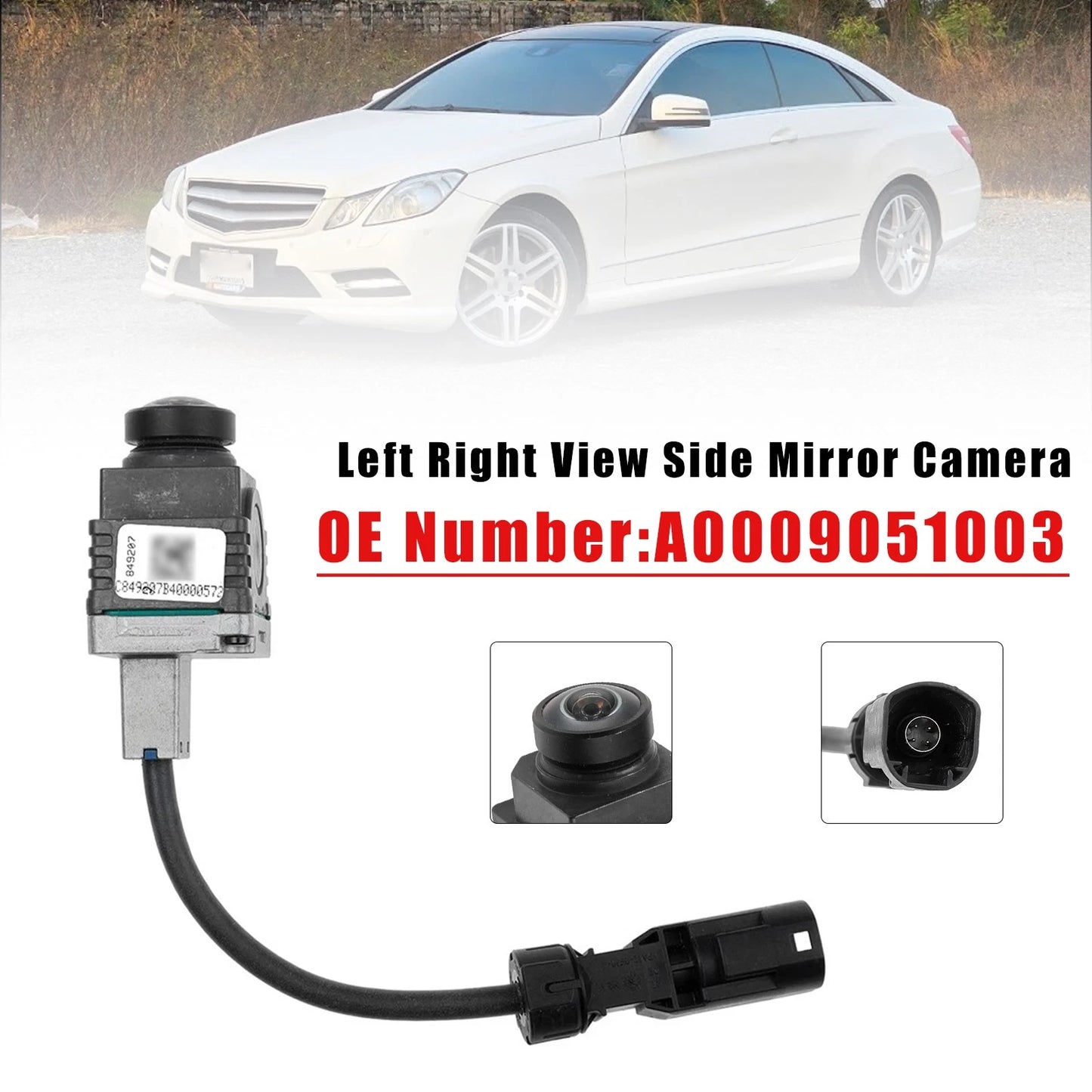 Rear Backup Camera A0009051003 for Mercedes-Benz A207 C207 X166 (2010–2017)
