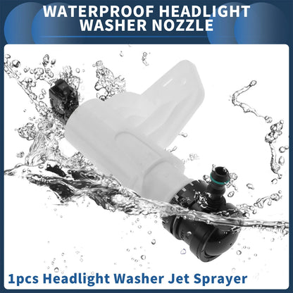 Front Passenger Side Headlight Washer Nozzle for Hyundai Sonata (2011-2014)